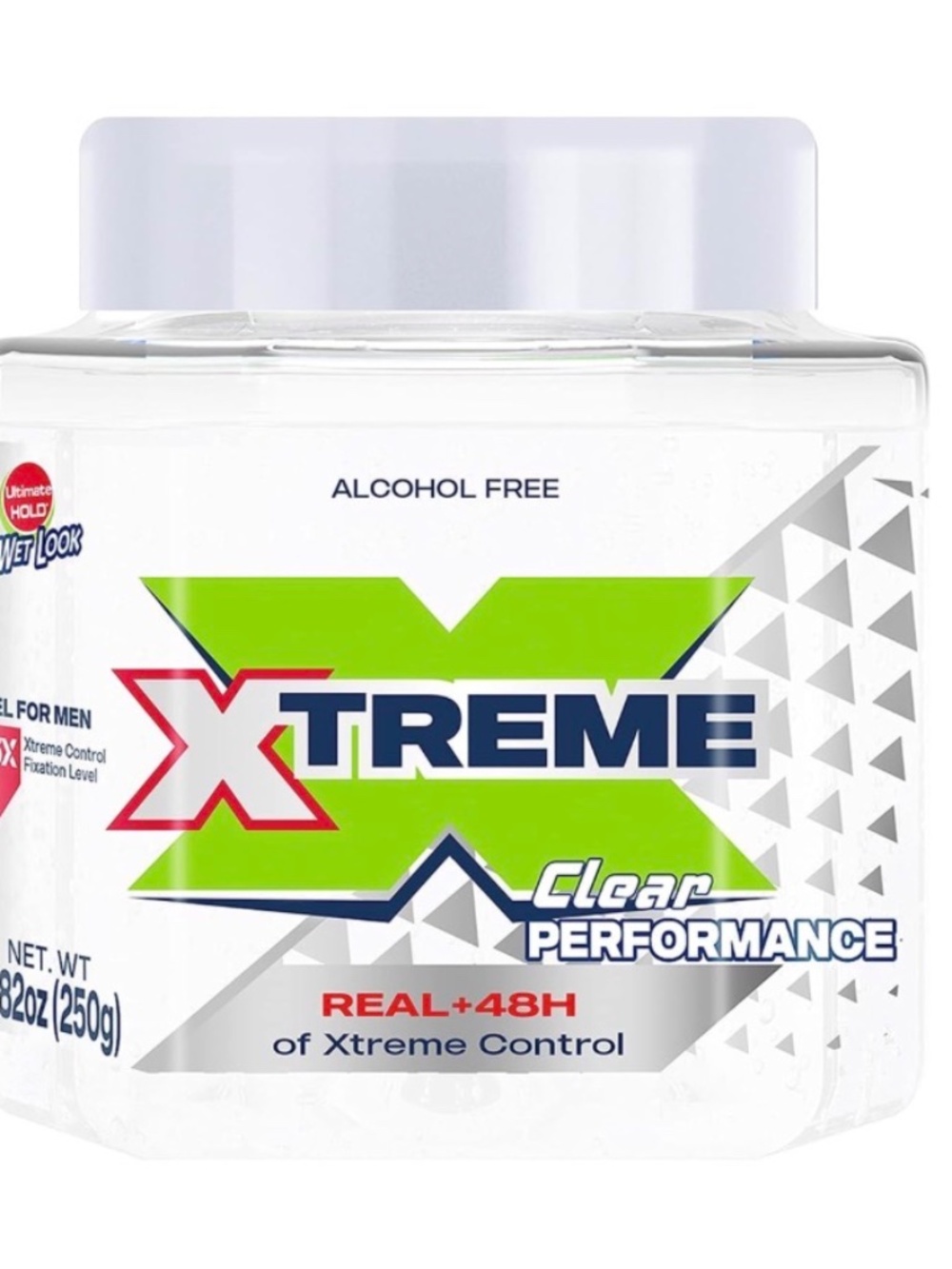 Xtreme Professional Extreme Hold Hair Gel Clear Jar, 8.81 oz